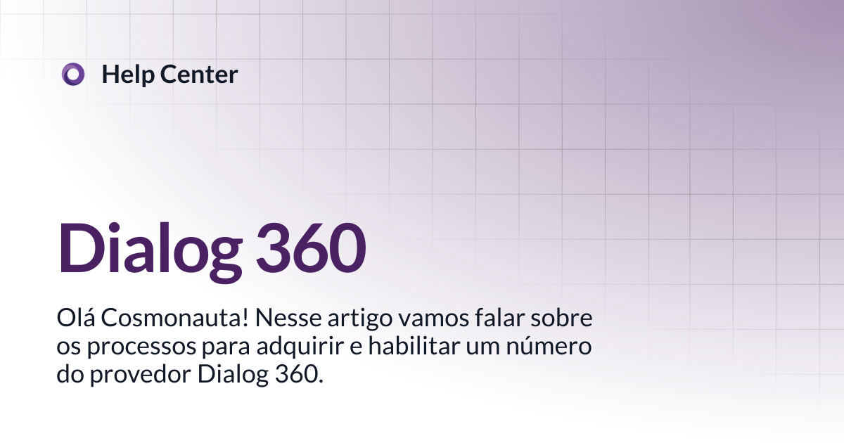 Dialog 360 | Help Center
